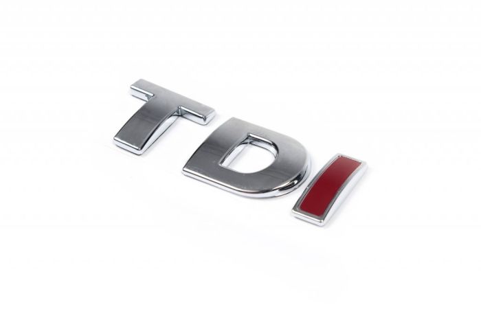 Надпись Tdi OEM, Красная І для Volkswagen Polo 2001-2009 гг