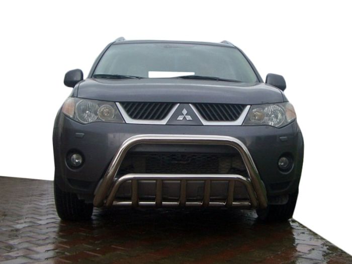 Кенгурятник WT002 (нерж.) для Mitsubishi Outlander 2006-2012 гг