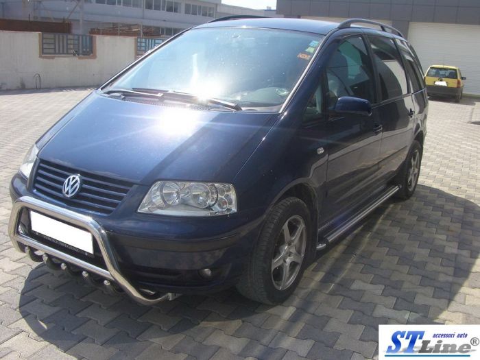 Кенгурятник WT003 (нерж) 51 мм для Volkswagen Sharan 1995-2010 гг