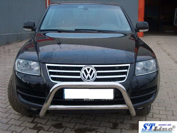 Кенгурятник WT005 Colt (нерж) для Volkswagen Touareg 2002-2010 гг