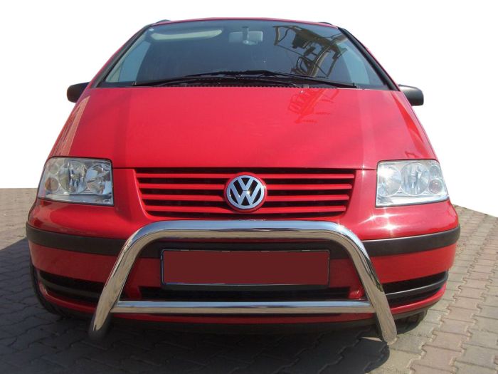 Кенгурятник WT005 (нерж) для Volkswagen Sharan 1995-2010 гг