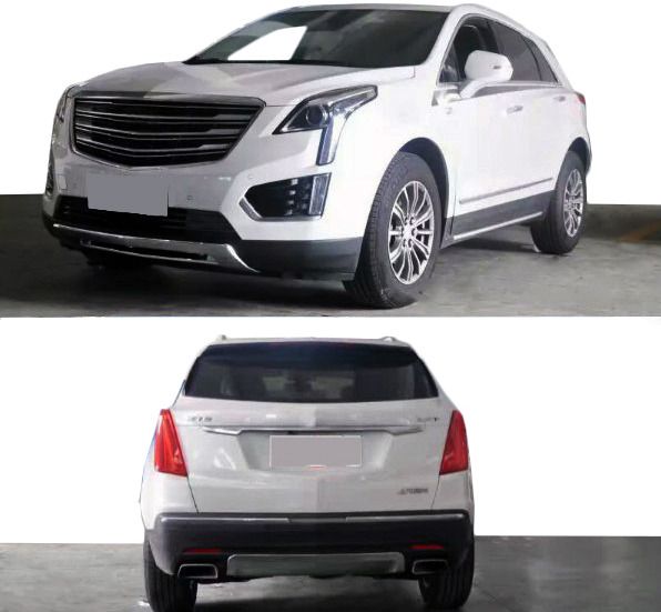 Передняя и задняя накладки (2 шт) для Cadillac XT5